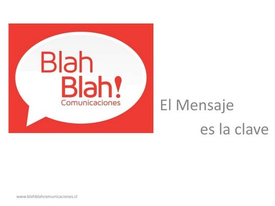 Credenciales Blah Blah! Comunicaciones