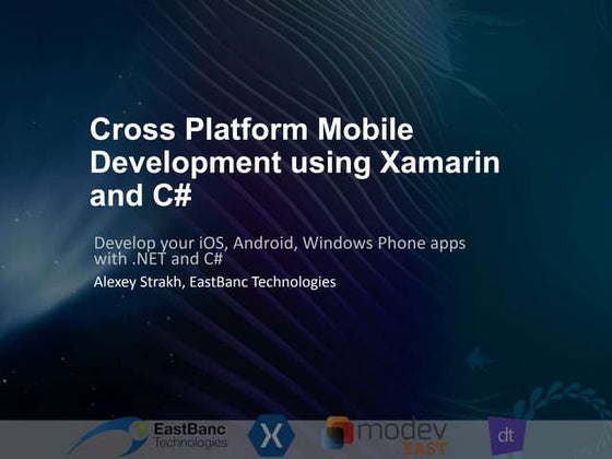 Cross-platform mobile development using Xamarin and C#