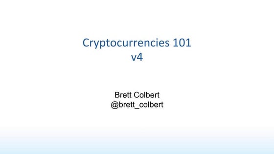 Cryptocurrencies 101 v5 public