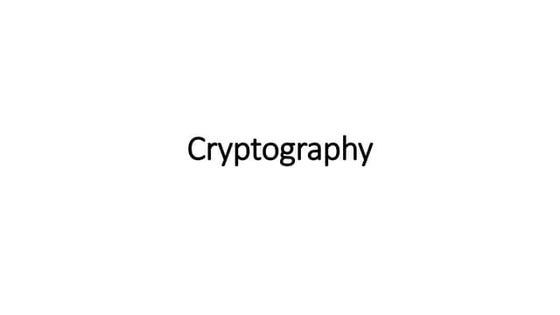 Fundamental Concept of Cryptography in Computer Security
