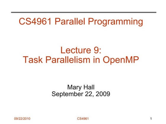 CS4961-L9.ppt