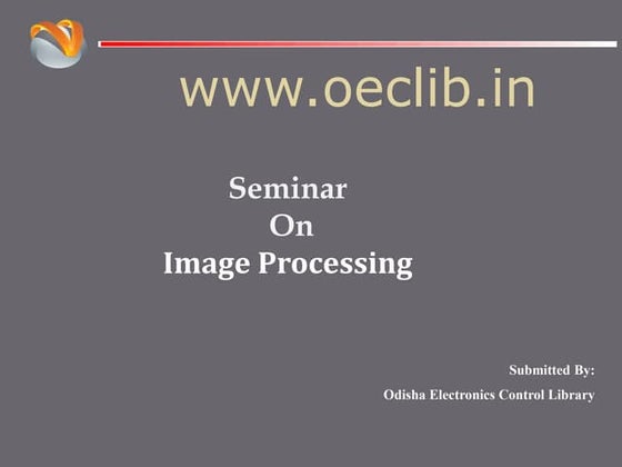Image Processing ppt