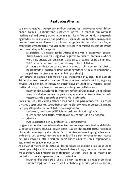 Realidades Alternas