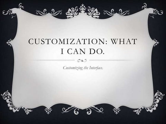 Wordpress Customization