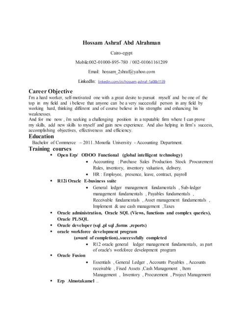Cv..hossam ashraf..erp app