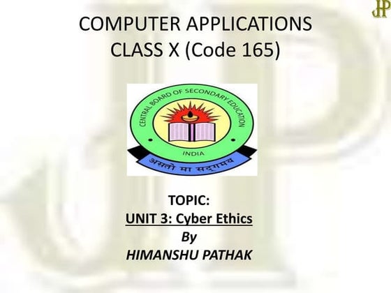 An Introduction to Cyber Ethics