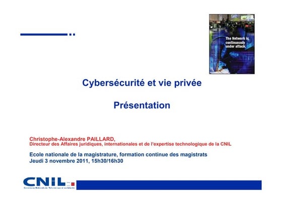 CyberséCurité Et Vie PrivéE