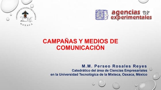 Campañas y Medios de Comunicación