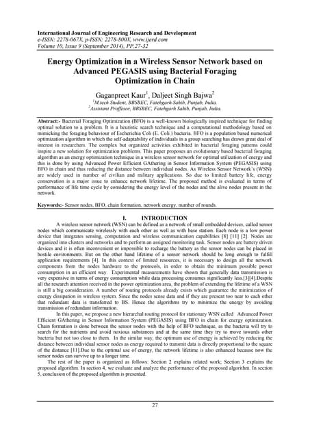 International Journal of Engineering Research and Development