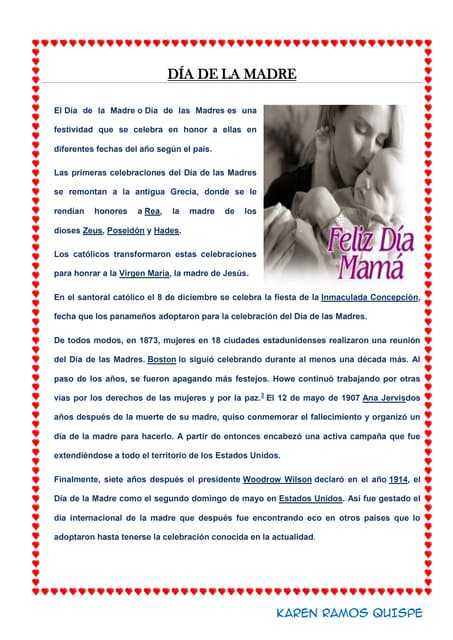 Día de la madre