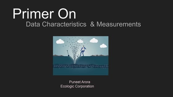Primer on Data Characteristics for Machine Learning For Non-Technicals