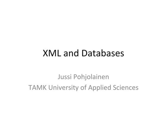 XML Databases