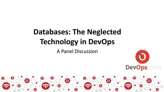 Databases: The Neglected Technology in DevOps