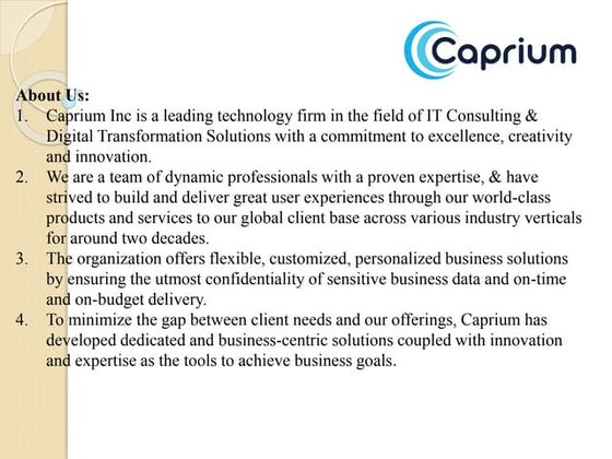 Data Engineering - Caprium