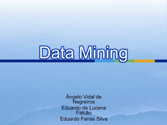Descoberta de Conhecimento em Bancos de Dados e Mineração de Dados