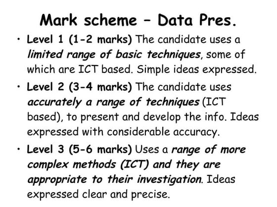 Data Pres