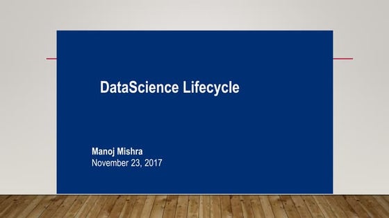 Data science life cycle