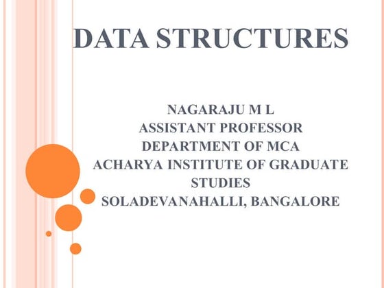 Data Structures Types, Arrays, stacks - MLN.ppt