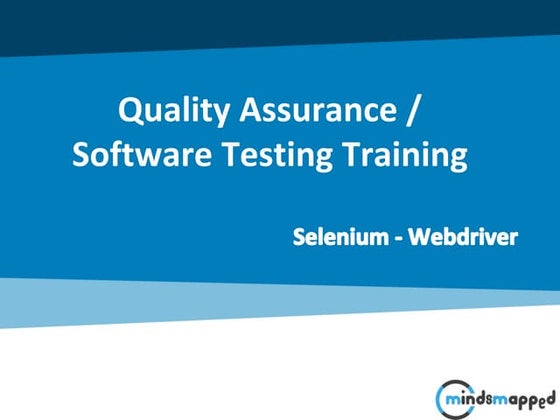 Selenium WebDriver