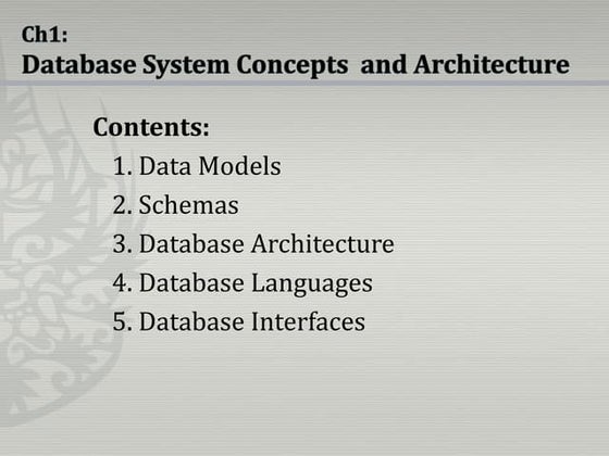 Db sys concept