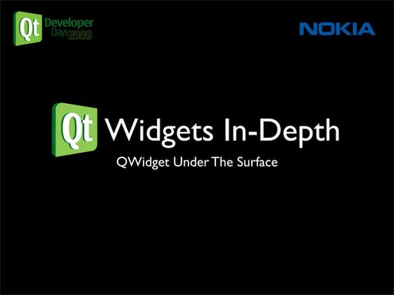Qt Widget In-Depth