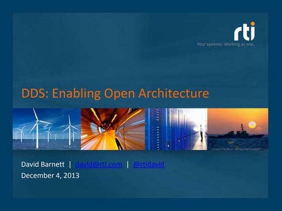 DDS Enabling Open Architecture