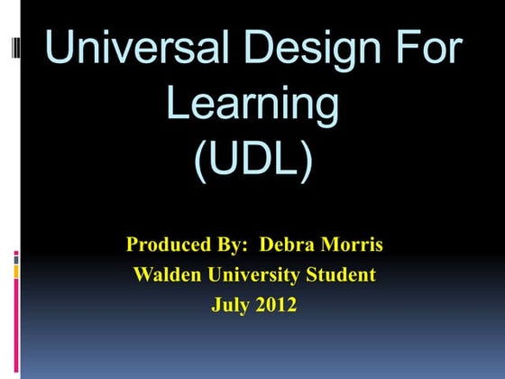Debramorrispresentationudl