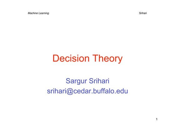 Decision theory