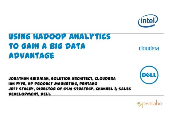 Webinar | Using Hadoop Analytics to Gain a Big Data Advantage