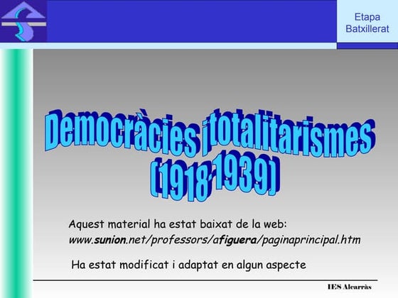 Democracia i totalitarisme