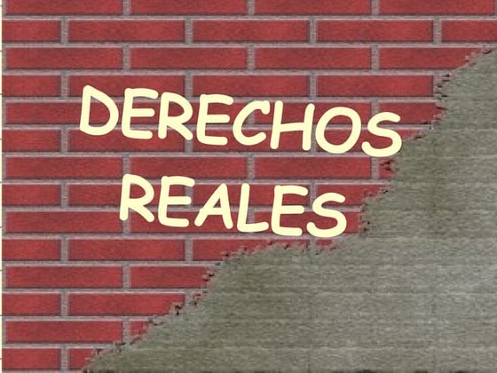 Derechos Reales