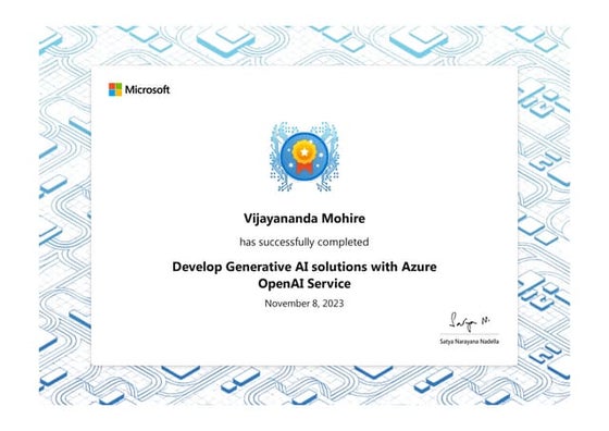 Develop Generative AI solutions with Azure OpenAI Service