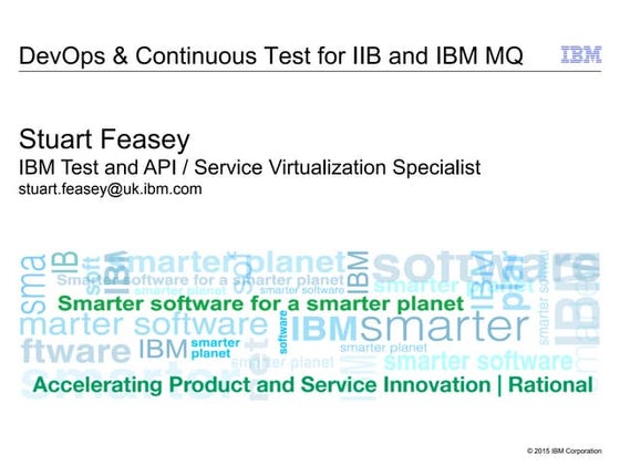 DevOps & Continuous Test for IIB and IBM MQ