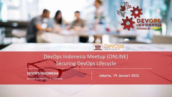 Dev ops meetup 51 : Securing DevOps Lifecycle - Announcement