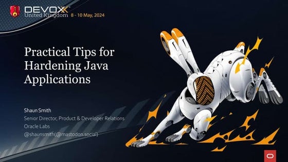 Practical Tips for Hardening Java Applications