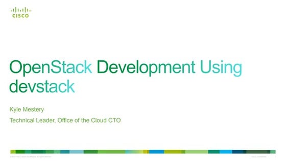 OpenStack Development Using devstack