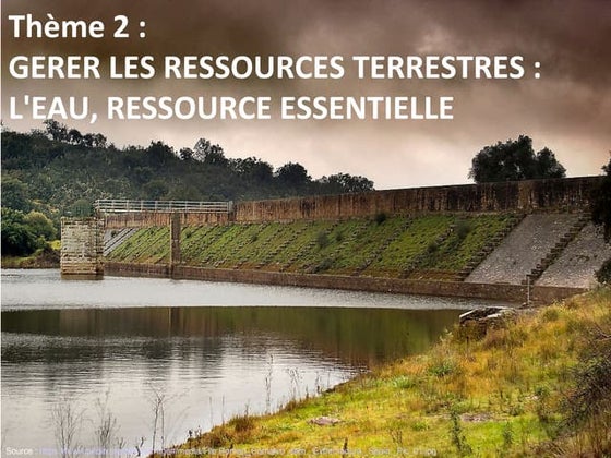 L'eau, ressource essentielle