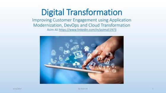 Digital transformation presentation