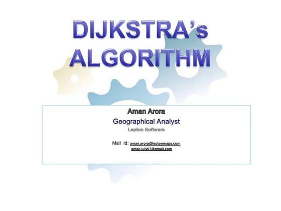 Dijkstra’S Algorithm