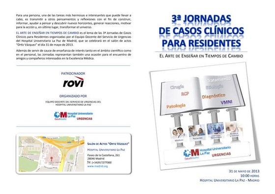III JORNADAS DE CASOS CLÍNICOS PARA RESIDENTS 
