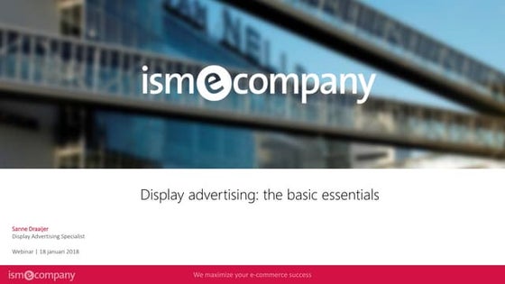 Display Advertising: the basic essentials