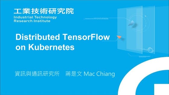 Distributed tensorflow on kubernetes