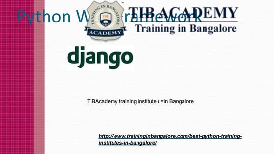 Django framework 