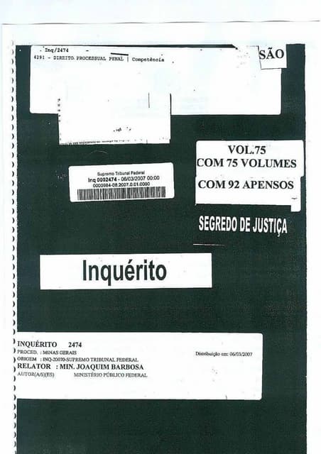 Inquérito 2474