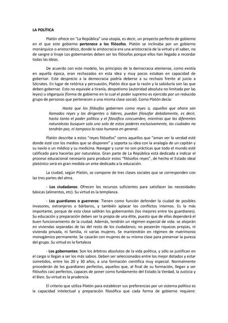 La política - Platón