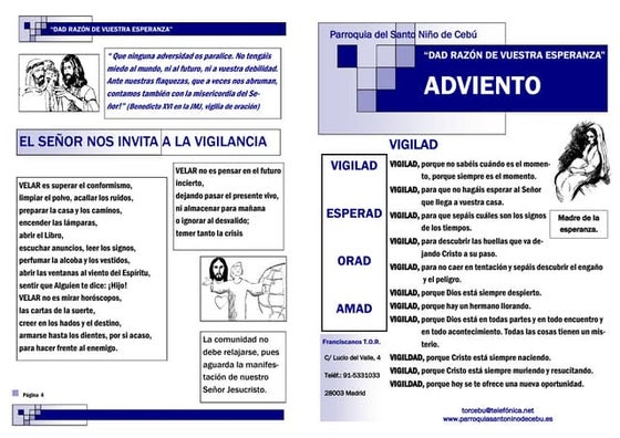 DOCUMENTO ÚTIL PARA EL ADVIENTO