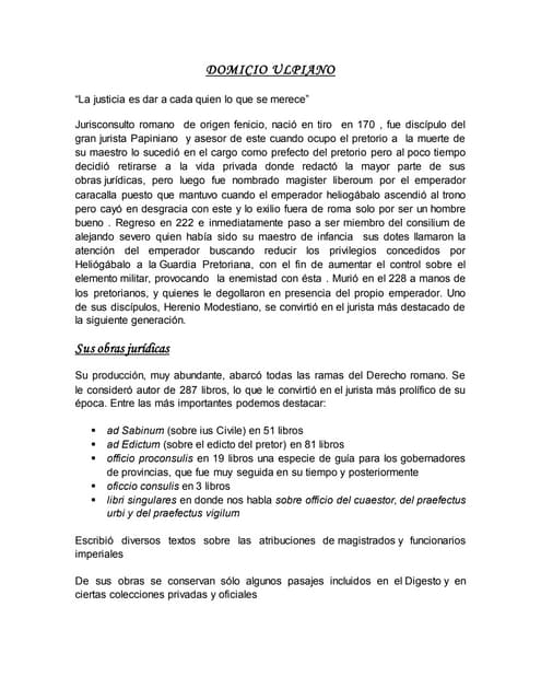 Domicio ulpiano