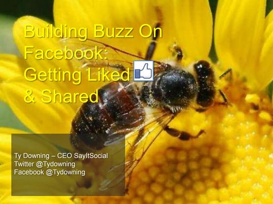 SMX West: Building Buzz On Facebook: Getting Liked & Shared