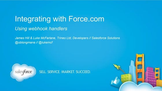 Integrating With Force.com Using Webhook Handlers
