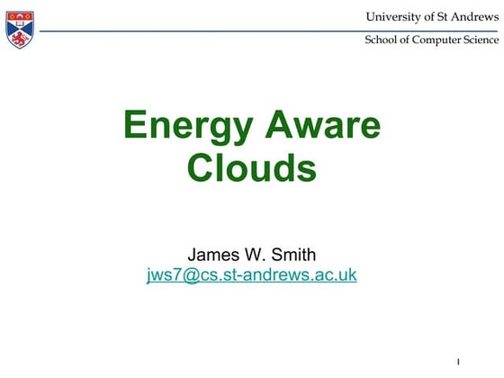 Green Cloud Computing